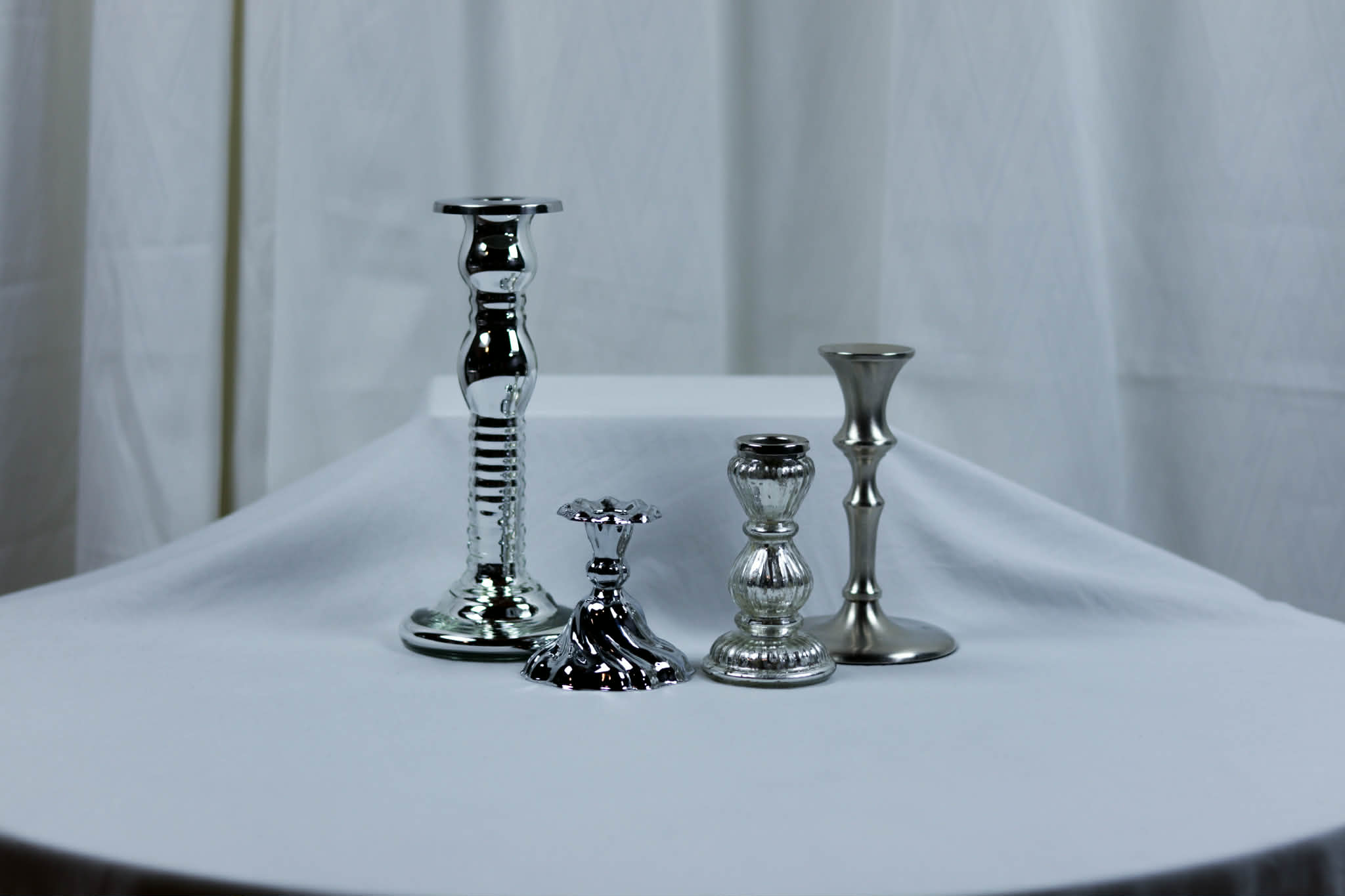 Ljusstake silver bröllop